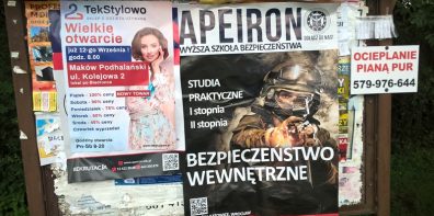 Rozwieszanie plakatów A3